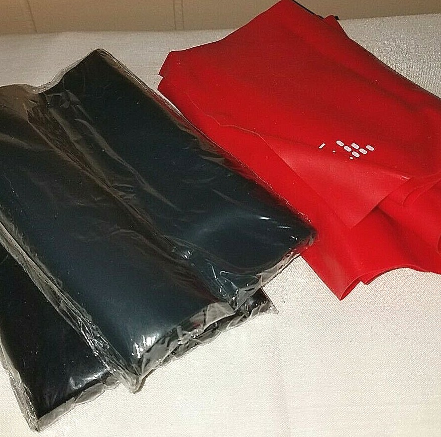 BCG Stretch Bands 3 Pack Medium Heavy Light Black Grey Red ( Red Open / Used )