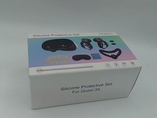 Silicone Front Face Protector Cover Compatible With Meta Quest 3, Black