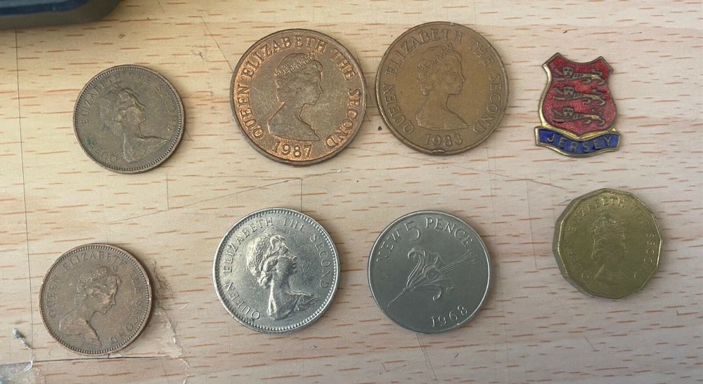 JERSEY COINS ASSORTED