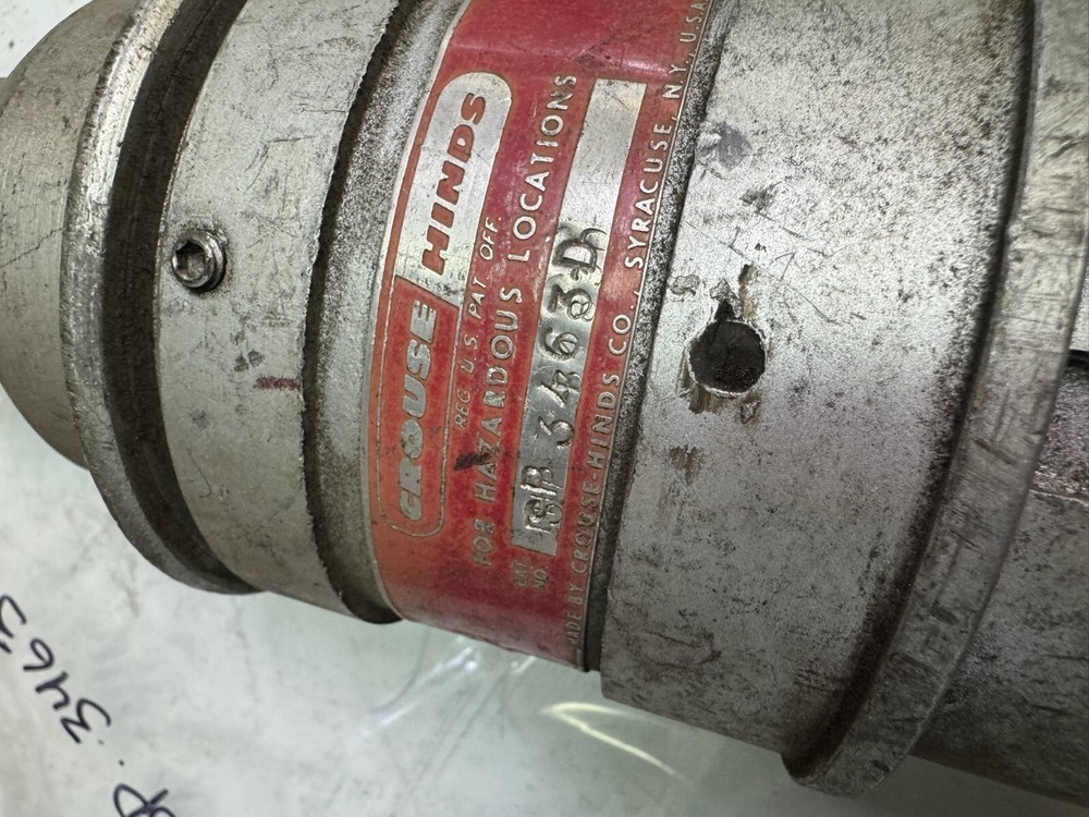 SP3463D Crouse Hinds Plug 3 Phase - AS IS | Plugs