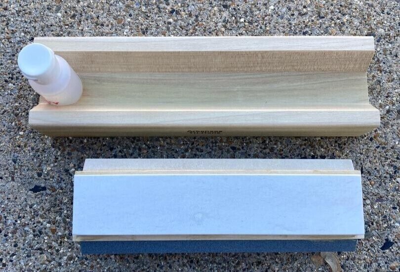 Tri 8 Arkansas Knife Sharpening Stone Kit -NEW
