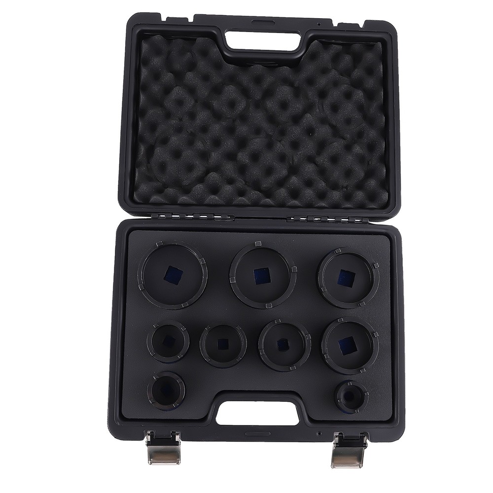 Socket Set Grooved Lock Nuts Tool External Teeth 1/2"DR & 3/4"DR KM4-KM12 New