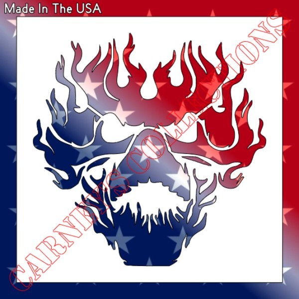 Clear Plastic Stencil - Halloween - Phantom (MB105) (6", 7" or 8")