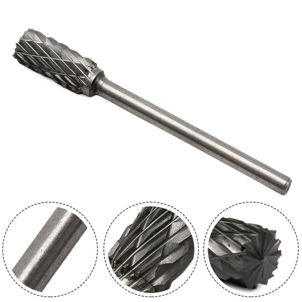 Burrs Carving Bit Deburring Die Grinder Double Cut For metalwork Practical