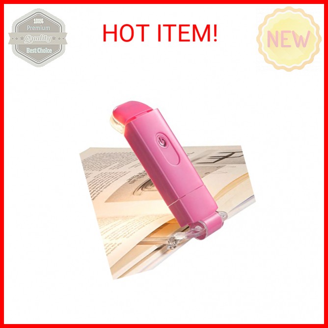 DEWENWILS USB Rechargeable Book Reading Light, Warm White, Brightness Adjustable
