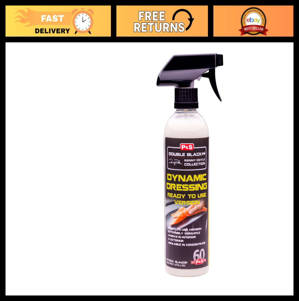 Versatile Tire & Trim Dressing Spray - Hyper Concentrate, Adjustable Gloss, UV P