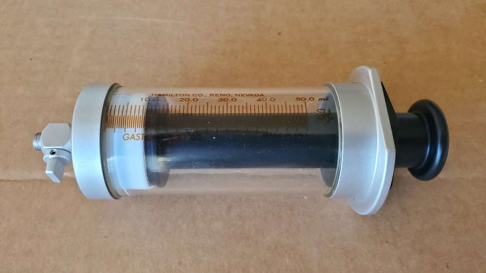 Hamilton 50 mL Model 1050 SL, Large Removable Needle NO NEEDLE