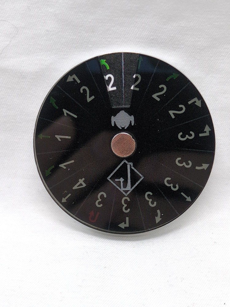 (3) Acrylic X-Wing Manuevur Dials