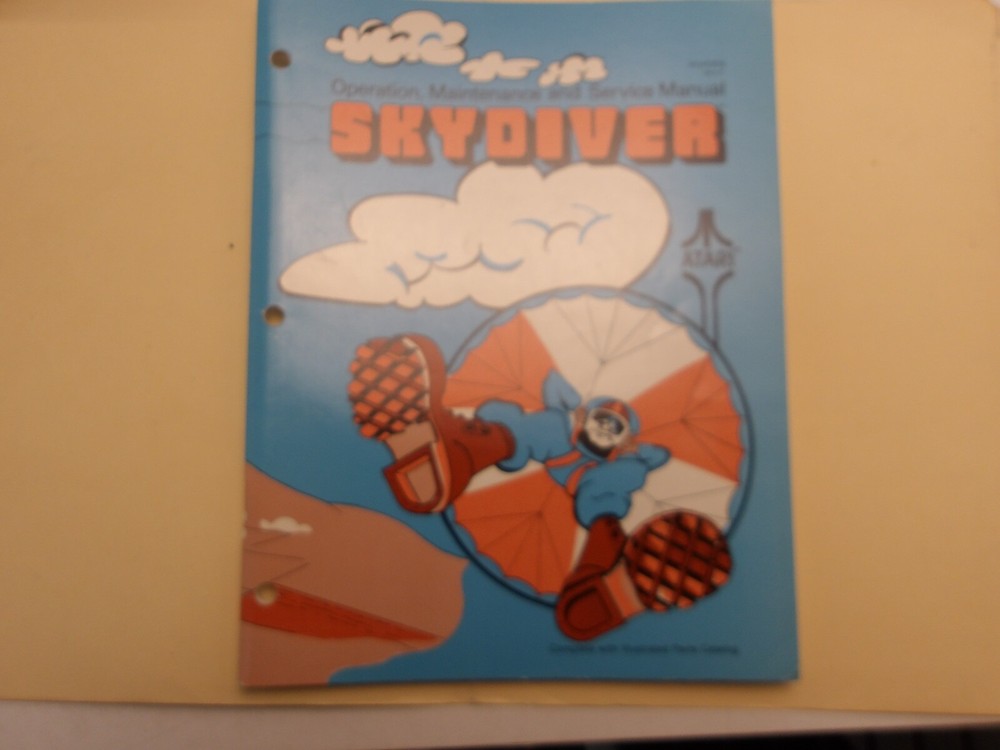 Atari- Skydiver- Operation,Maintenance &Service Manual - NOS