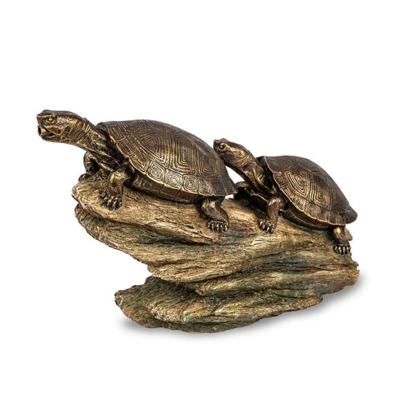 Aquascape Double Turtle on Log Spitter 78372