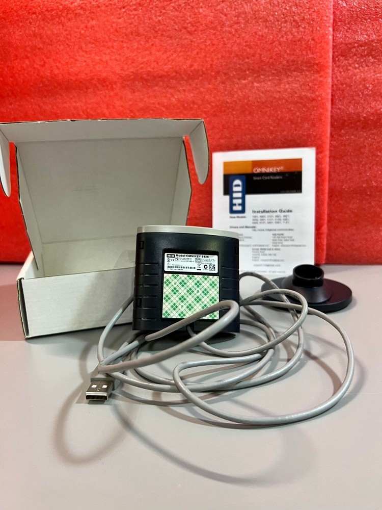 HID OMNIKEY 5125 PROX CARD READER USB PC LINKED DESKTOP