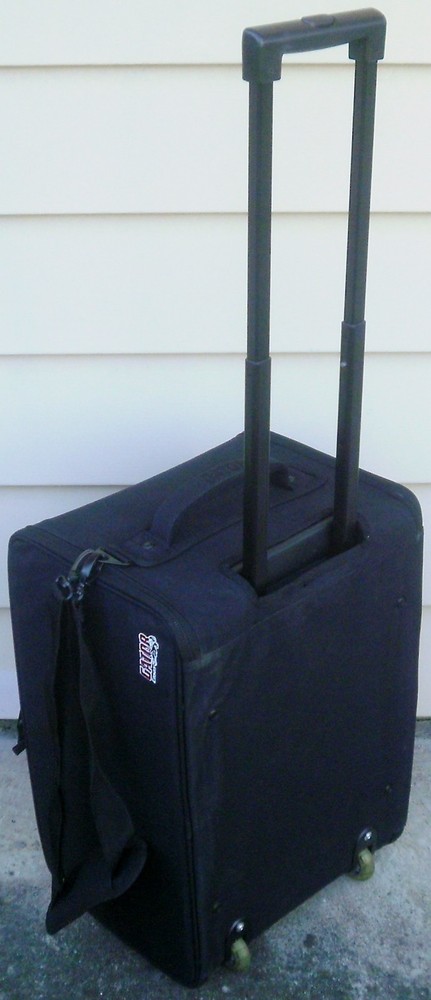 Gator Case Lightweight Rack Bag Pull Handle & Wheels 4U Rack GR-RACKBAG-4UW
