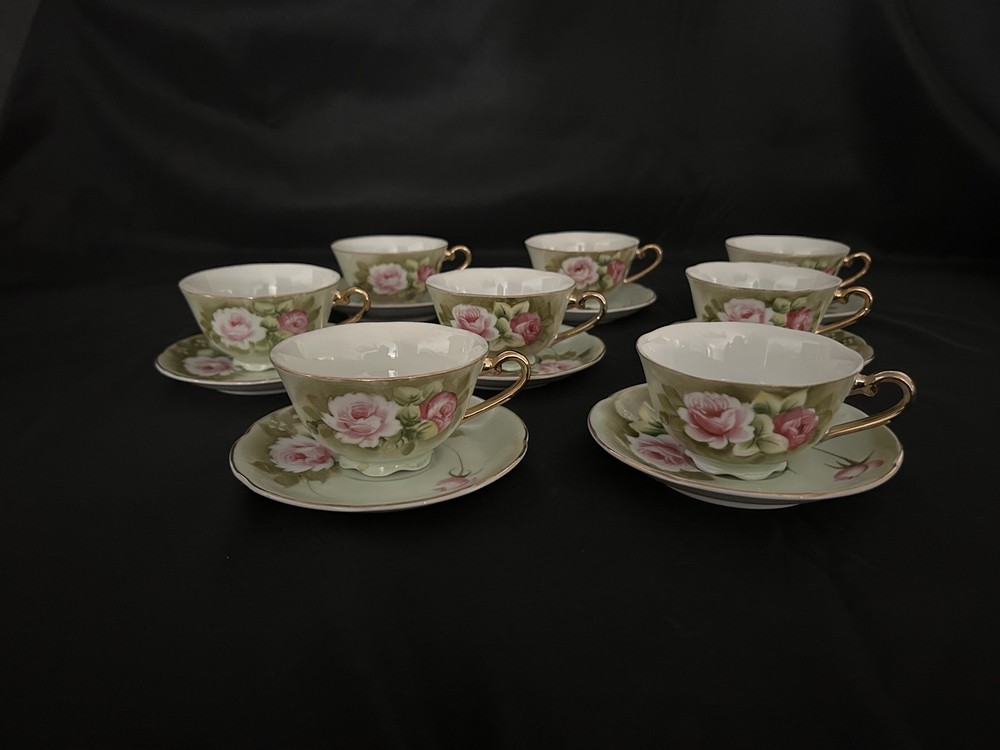 12-5 piece place setting Lefton China + accessories