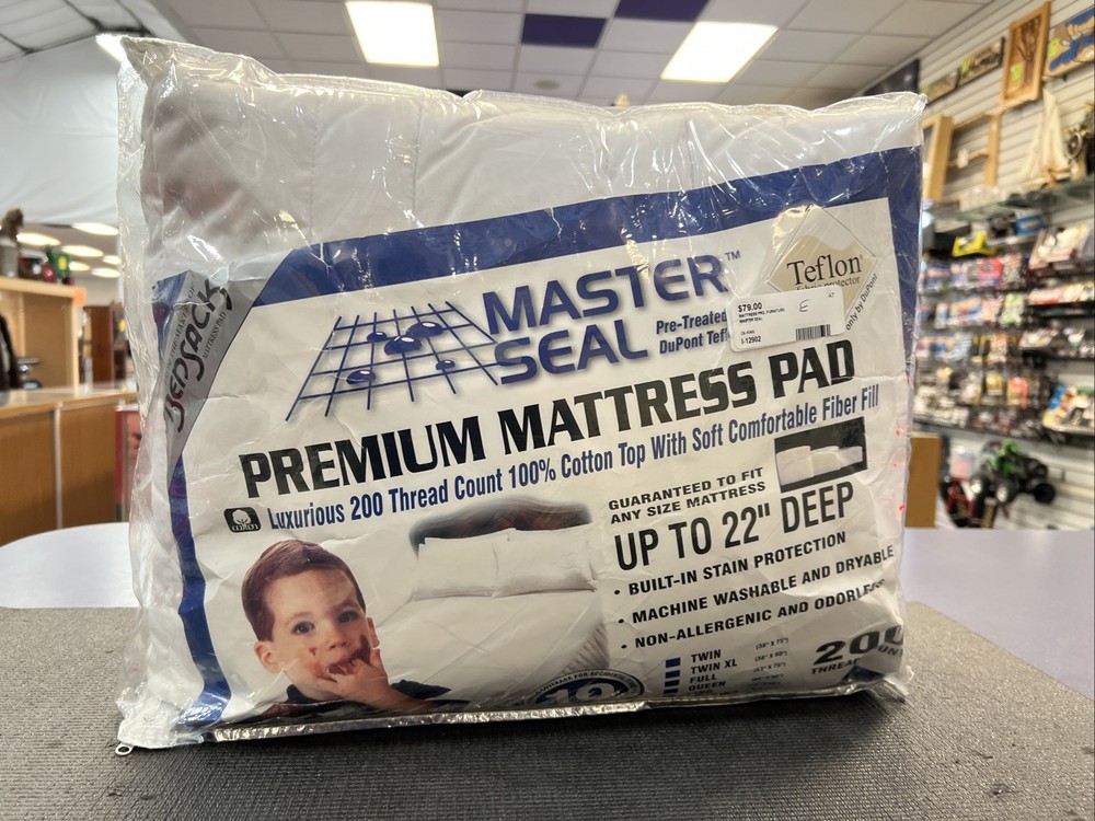 Master Seal Preminm Mattress Protetor 200 Thread Count CAL. KING SIZE.