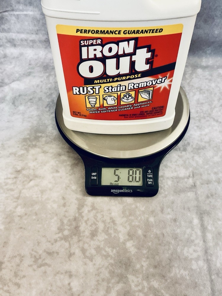 SUPER IRON OUT MULTI-PURPOSE RUST STAIN REMOVER 5 LB 2003 OLD STOCK
