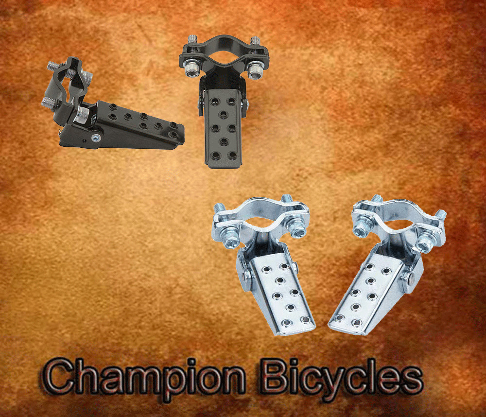 Original! STEEL FOLDABLE FORK STEP (BLACK OR CHROME)