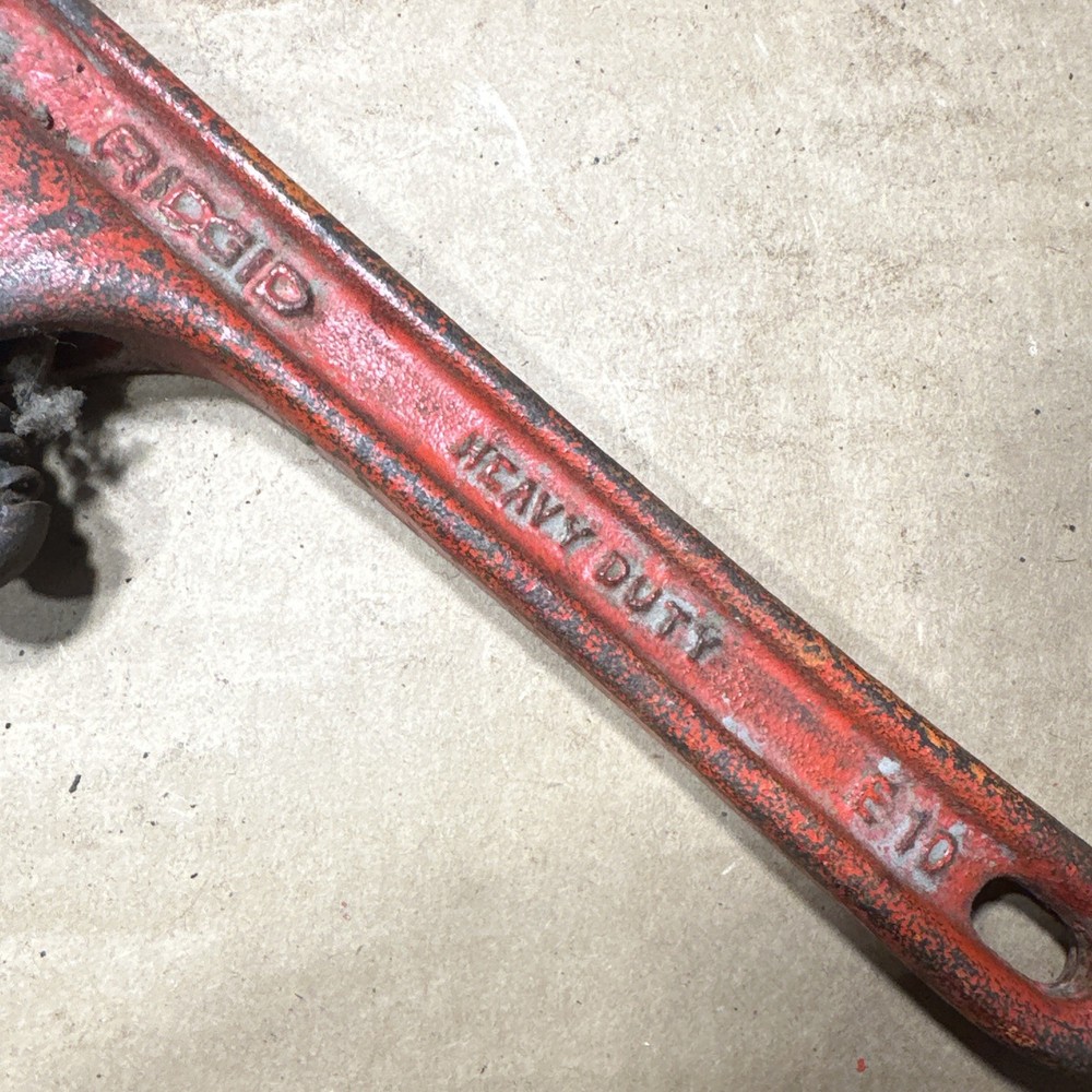 RIDGID E10 Offset Pipe Wrench U.S.A. MADE TOOL, E-10 *FREE SHIPPING *.