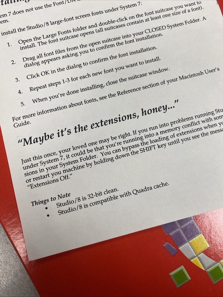 Electronic Arts Studio 8 Professional Paint Program (Macintosh) COMPLETE