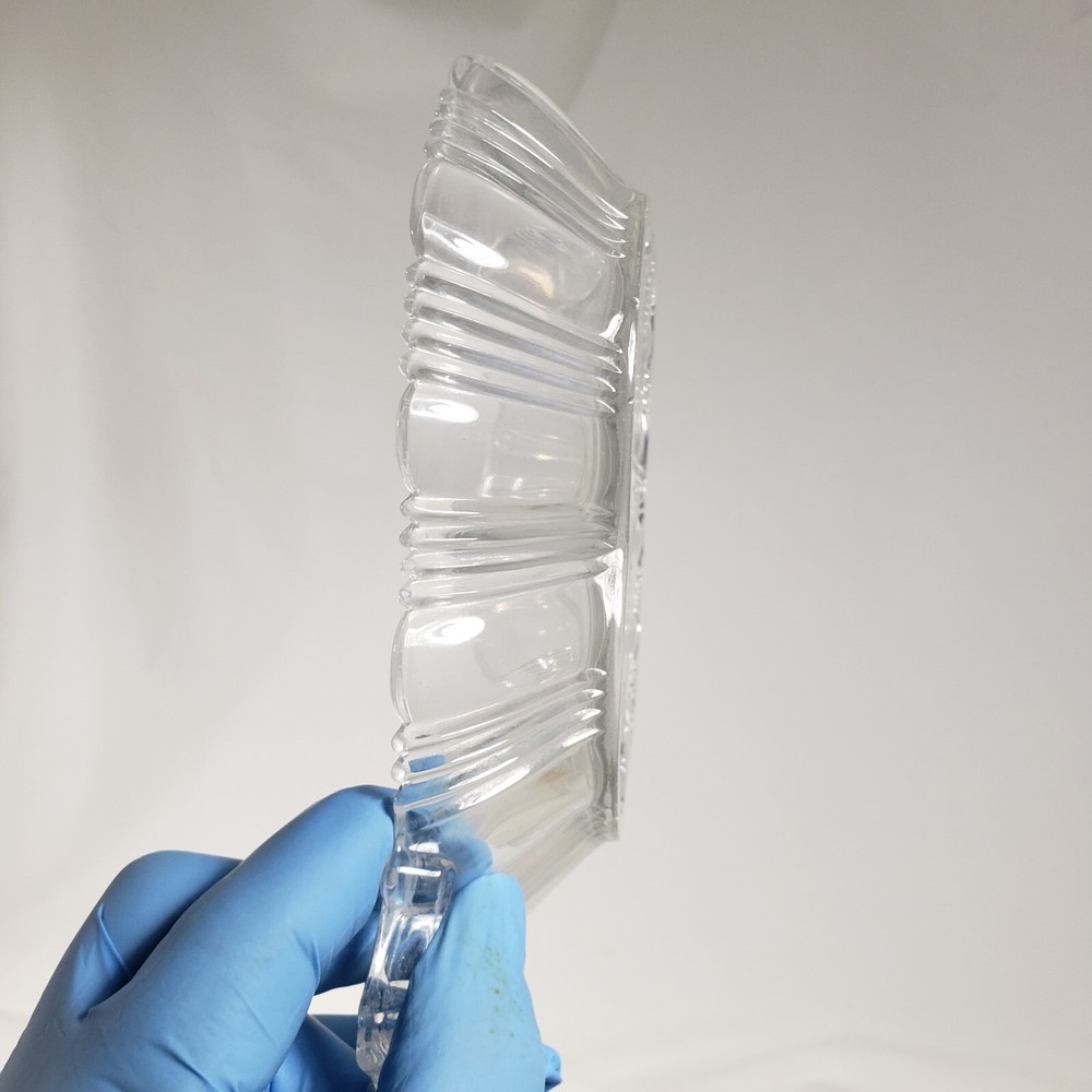 Clear Elegant Glass 4 Divide Candy Nut Decor Dish Unbranded End Table Lounge Art