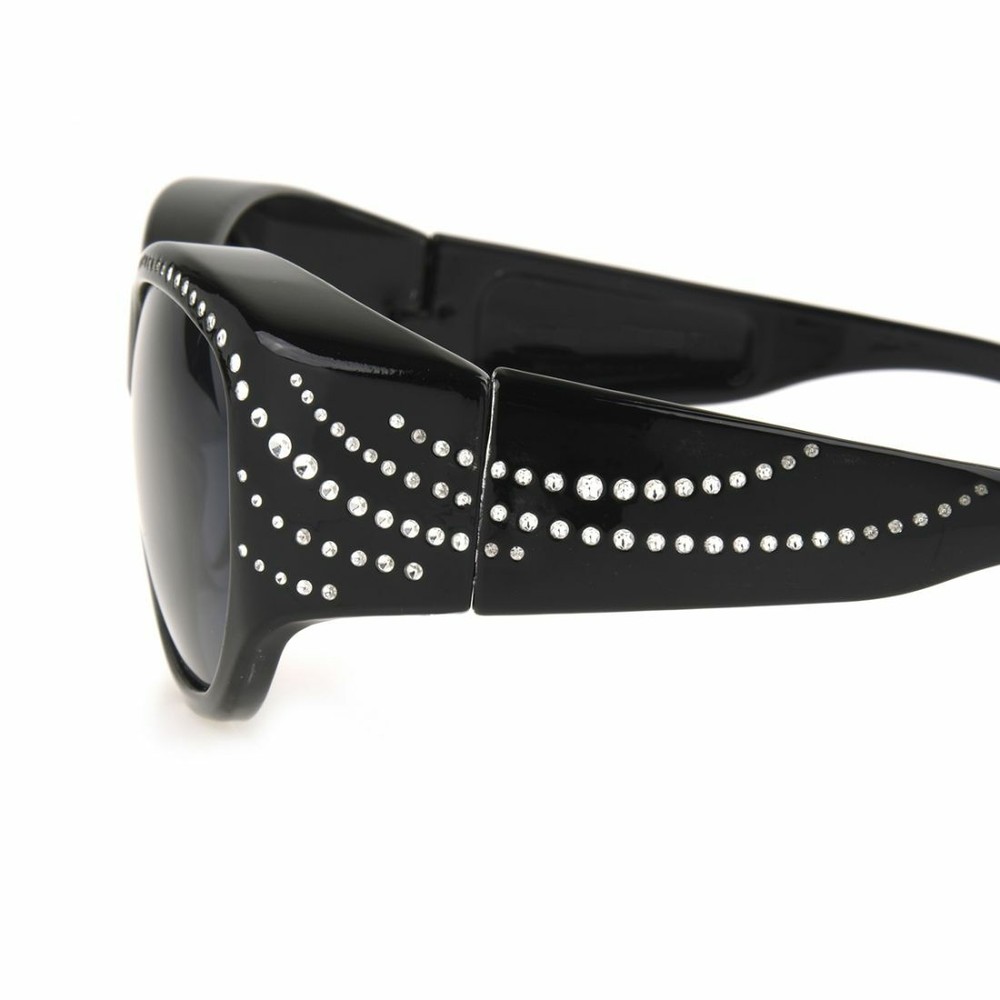 Solar Shield Fits Over Sunglasses Polarized NATALIE - Black Frame