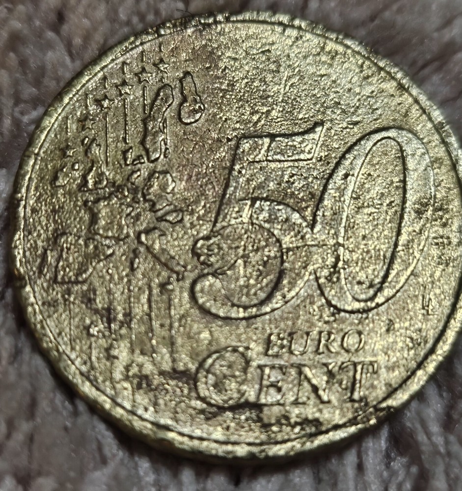 50 Cent Austria 2002, with variations/errors circulation/coin