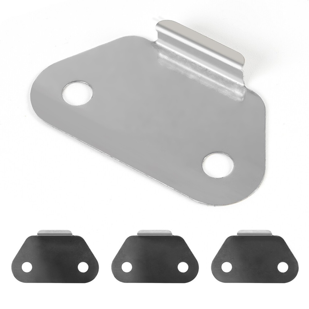 Chrome Saddle Bag Latch Lids Hardware Hinge Lock Kit For Harley Touring 1993-13