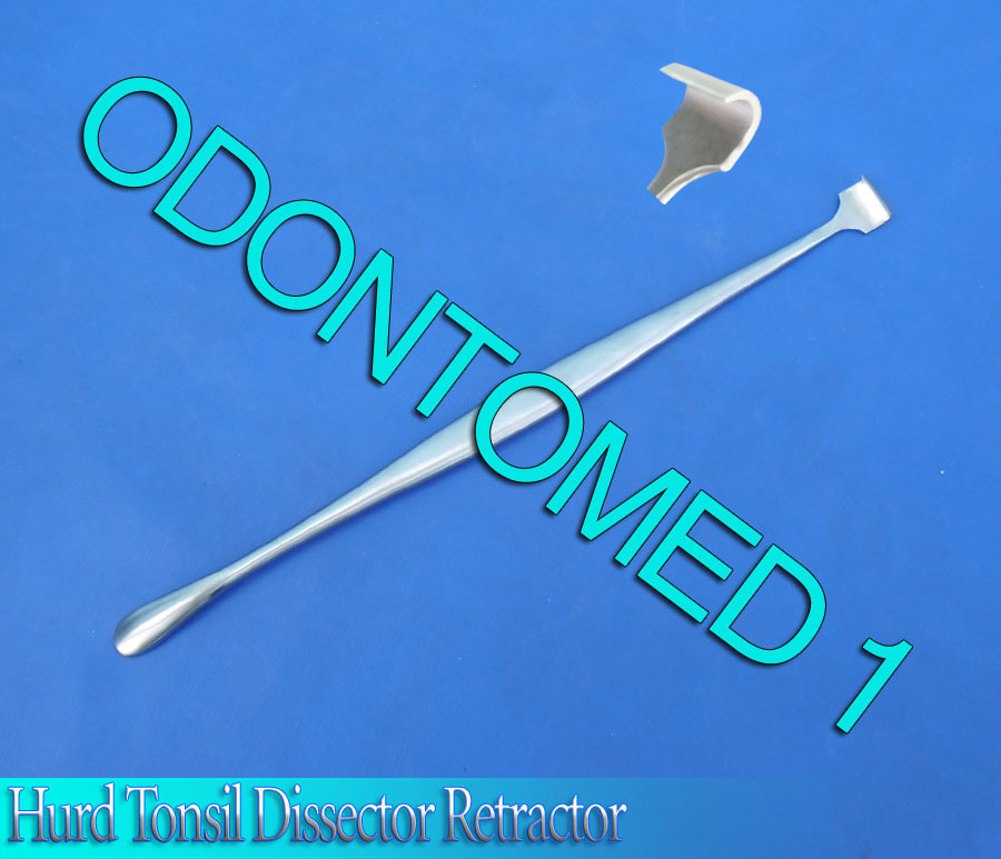 6 Hurd Tonsil Dissector Retractor Surgical Instruments 9"