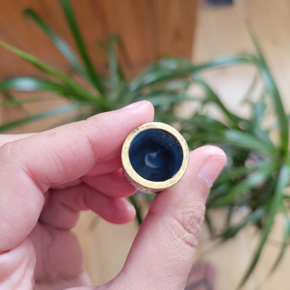 *RARE* Vintage Cloisonne Bird Thimble