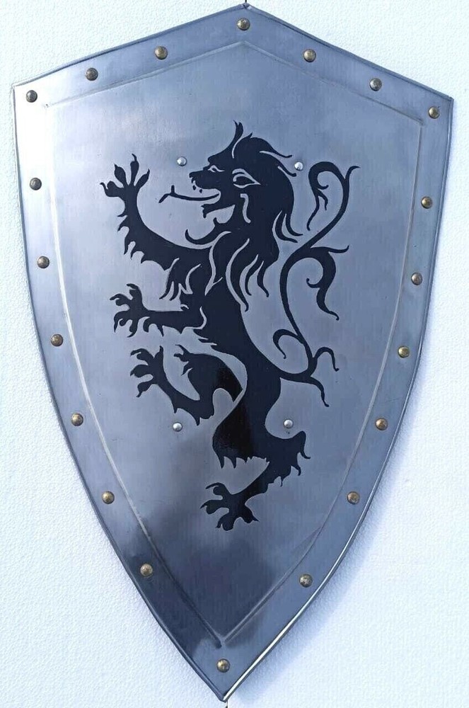 Medieval Fully Functional Dragon Warrior Templar Shield Medieval Knight Shield