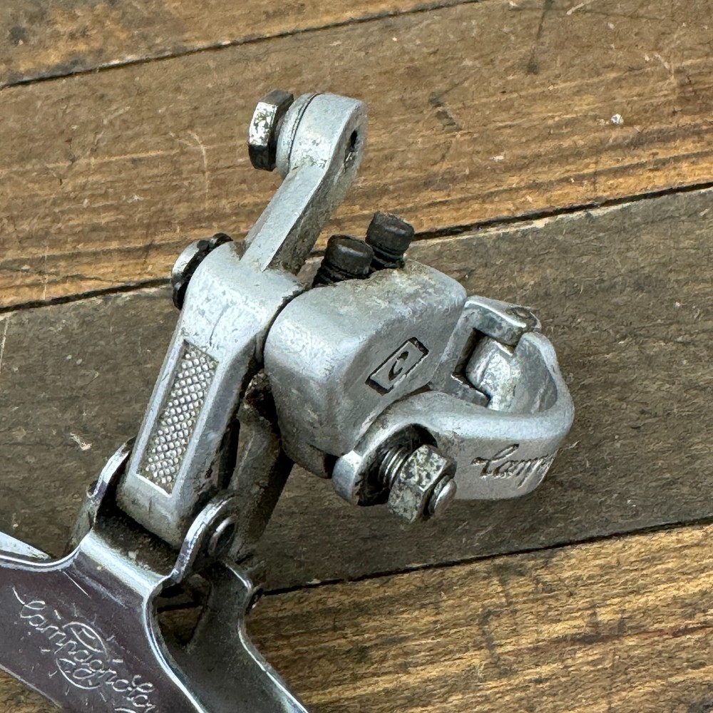 Vintage Campagnolo C Script Front Derailleur Bottom Pull 28.6 mm Clamp Script
