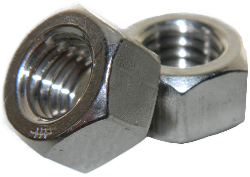 M6-1.00 Finished Hex Nuts Stainless Metric Quantity 50