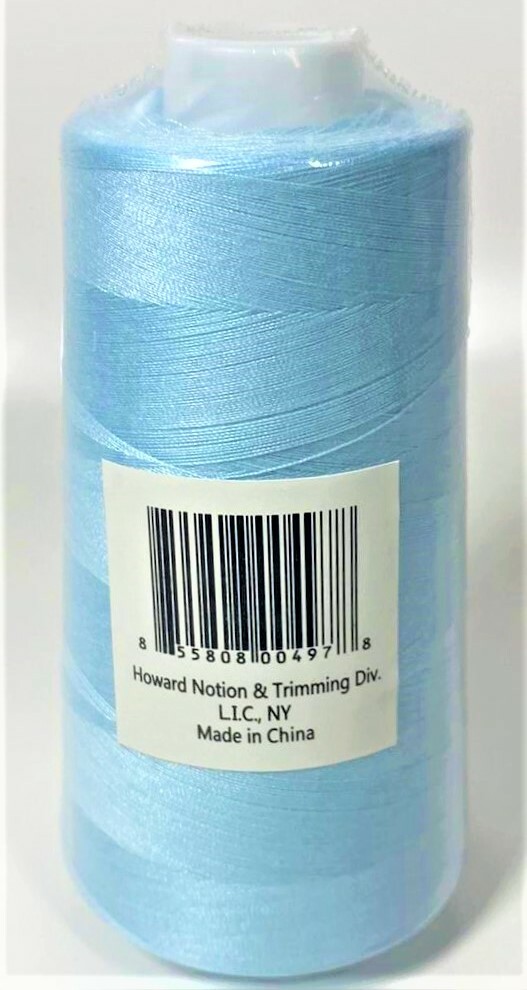 Eco-Lock 3,000 Yards 100% Polyester Thread -LIGHT BLUE