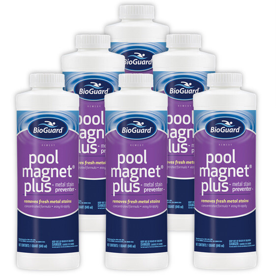 BioGuard Pool Magnet Plus 32 oz - 6 Pack