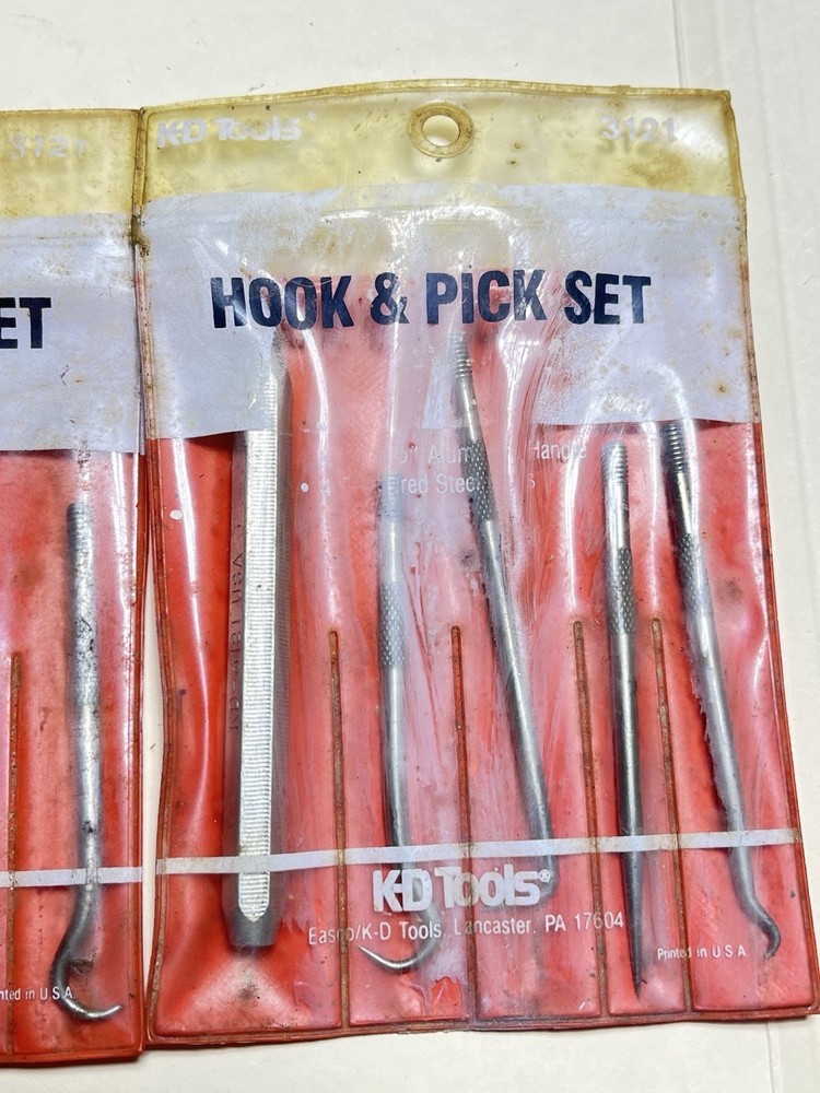 2 K-D Hook And Pick Sets Used