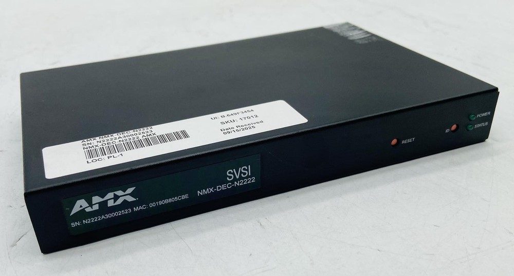 AMX N2222 NMX-DEC-N2222 SVSI DECODER