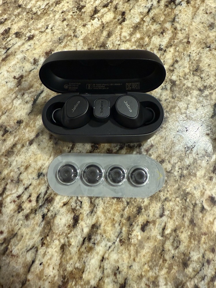 Jabra Evolve2 Buds open box bluetooth earbuds - MINT / dark gray