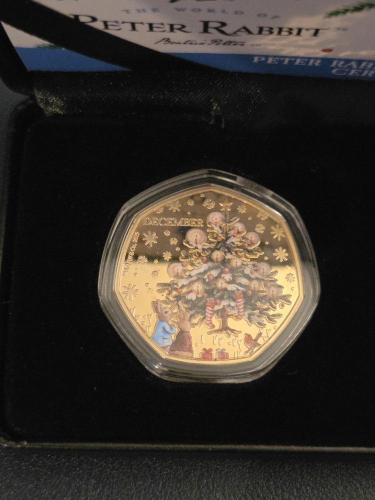 3 X Complete Peter Rabbit Coin Sets, See Description For What's Included