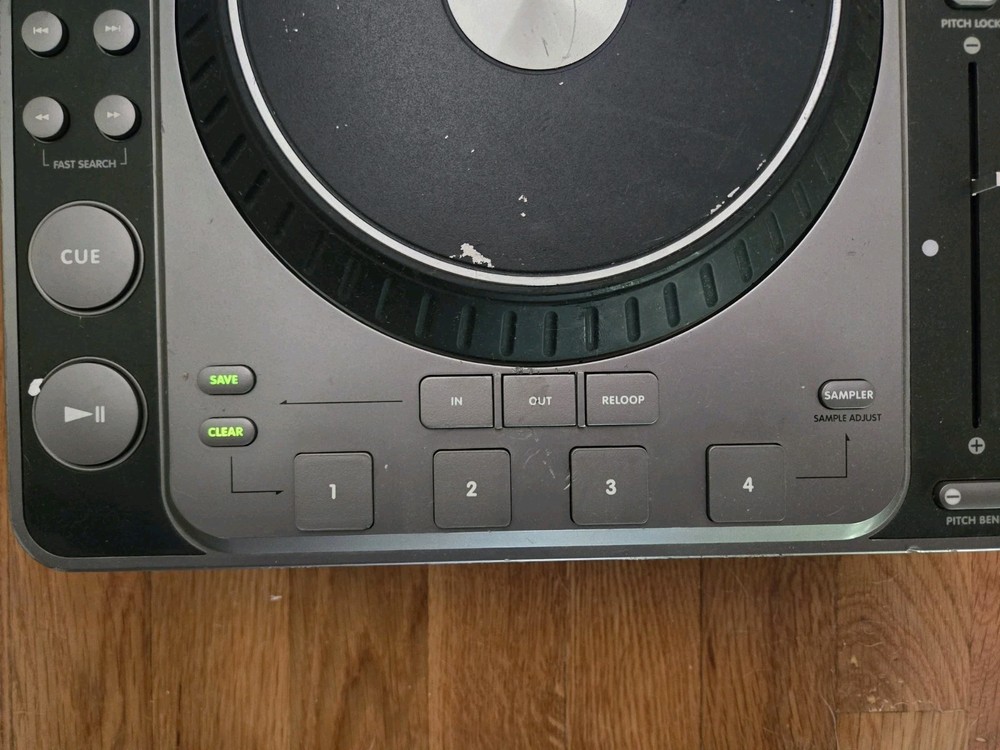 Stanton C.324 Tabletop DJ Turntable Mixer CD Player Inoperative "No Disc" Error