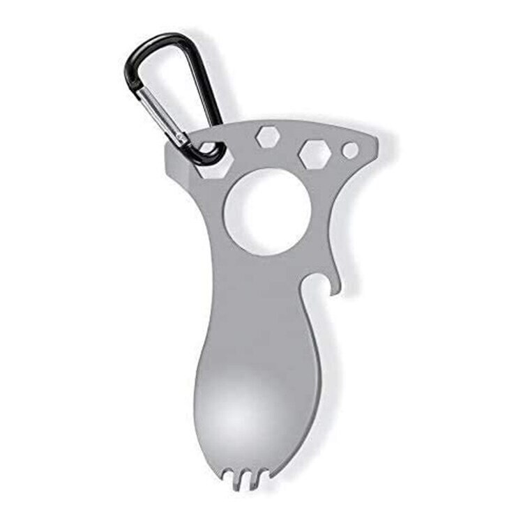 Spork Spoon Fork Multifunction Travel Backpacking Camping Eating Tool Utensils