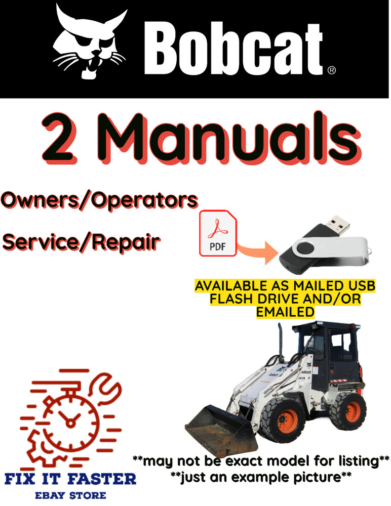 BOBCAT 2000 WHEEL LOADER OPERATORS SERVICE REPAIR SHOP MANUAL PDF USB
