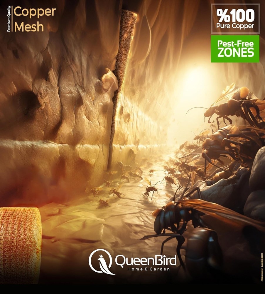 100% Copper Mesh 30 ft Roll - Innovative Rodent & Pest Control Solution