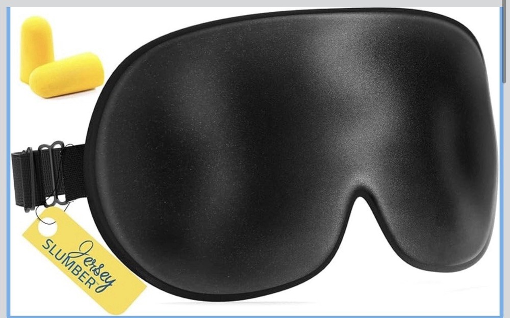 Jersey Slumber JER-001 Sleeping Eye Mask - Black