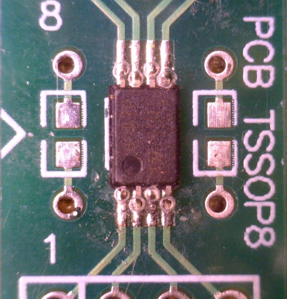 TSSOP8 spring loaded pogo adapter for Carprog cable EEPROM programming