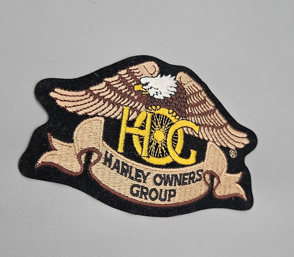 Harley Davidson Patch Owners Group HOG Eagle Claw Vest Jacket Embroidered 4.75"