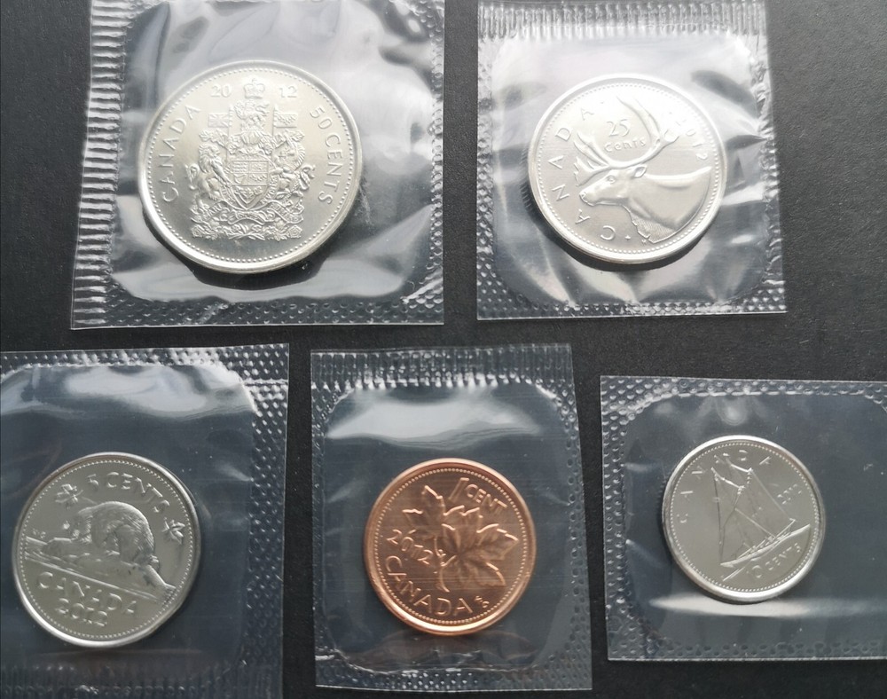 ***  CANADA  2012  UNCIRCULATED   COINS  SET  ***  PROOF  LIKE  ***