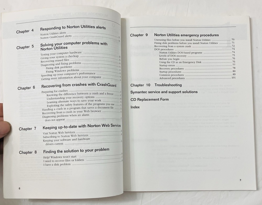 Norton Utilities 2000 v4.5 User’s Guide Symantec Windows 95/98 Reference Manual