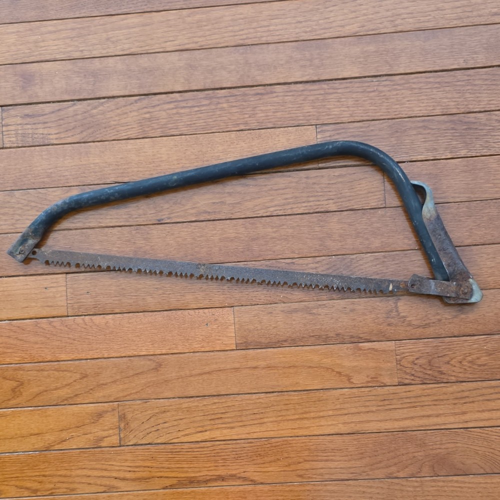 Rust Resistant Bow Saw Steel Blade Black Rust Garden Hand Tool