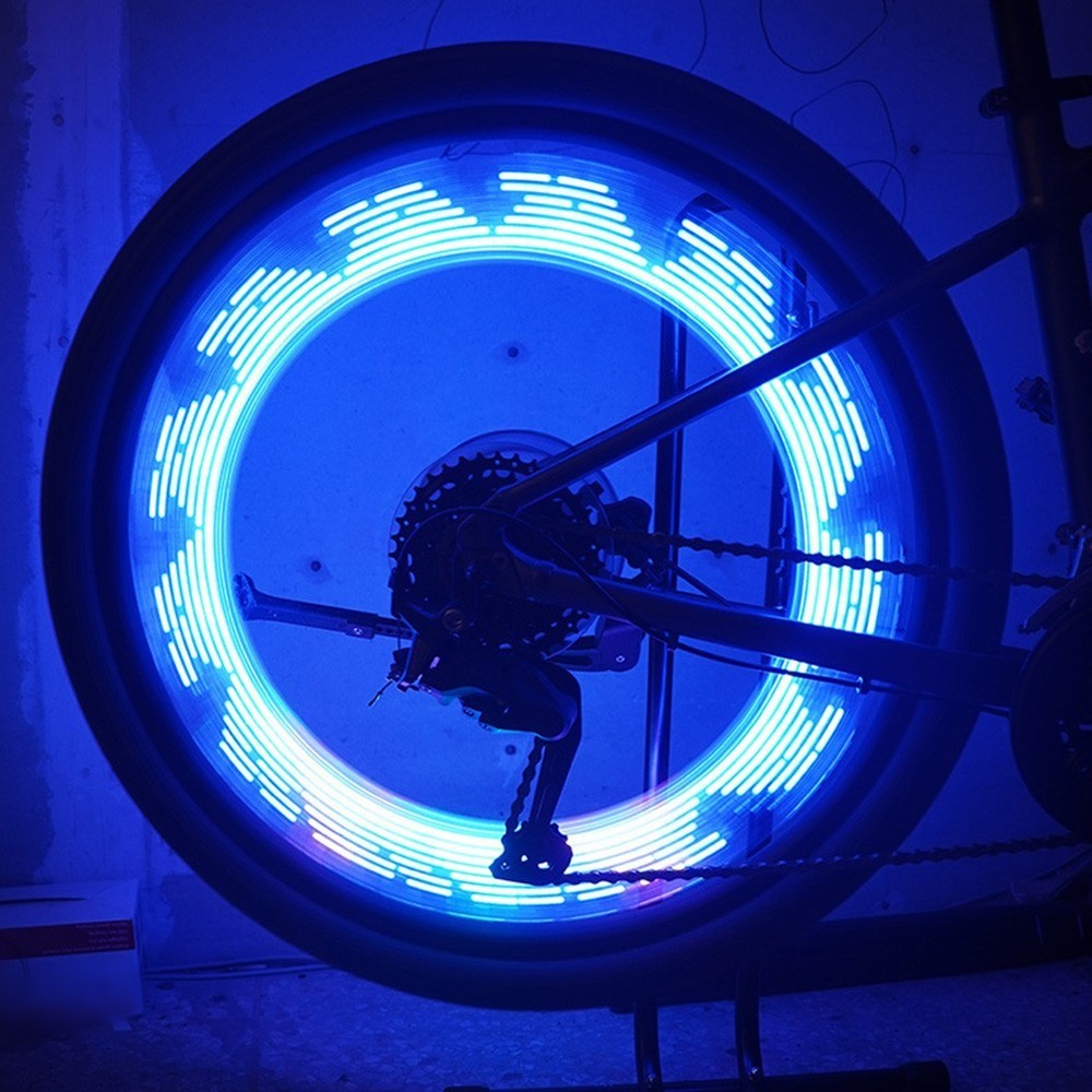 Rechargeable Bicycle Wheel Light Waterproof Design with Multiple Light Modes