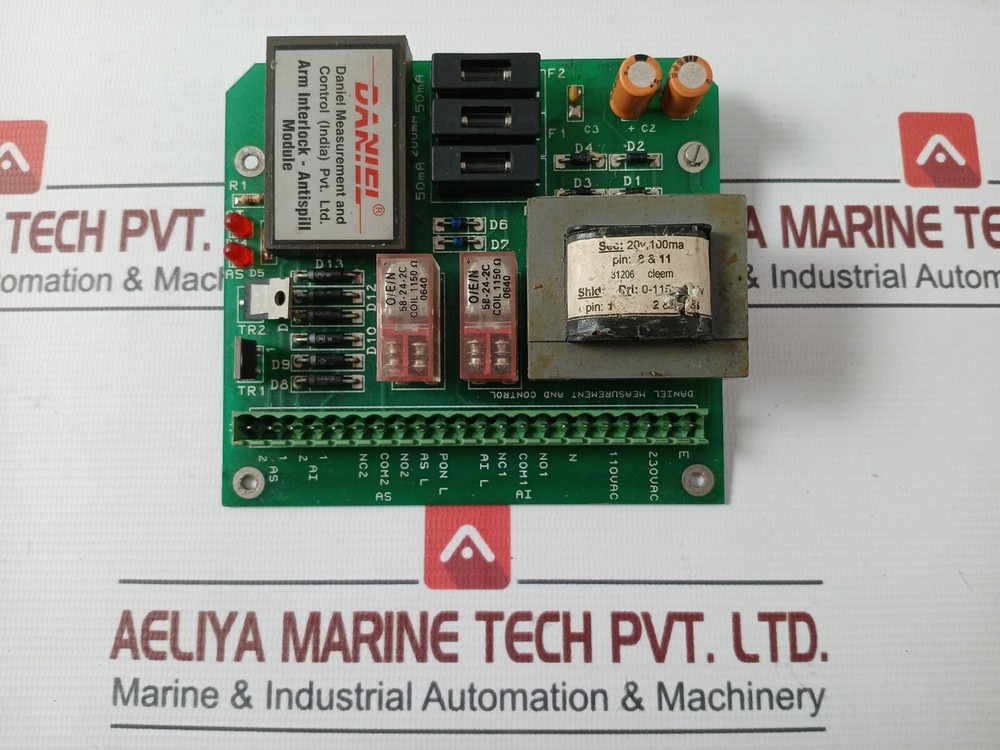 DANIEL 1651301 Arm Interlock-Antispill Module Rev.0 230VAC