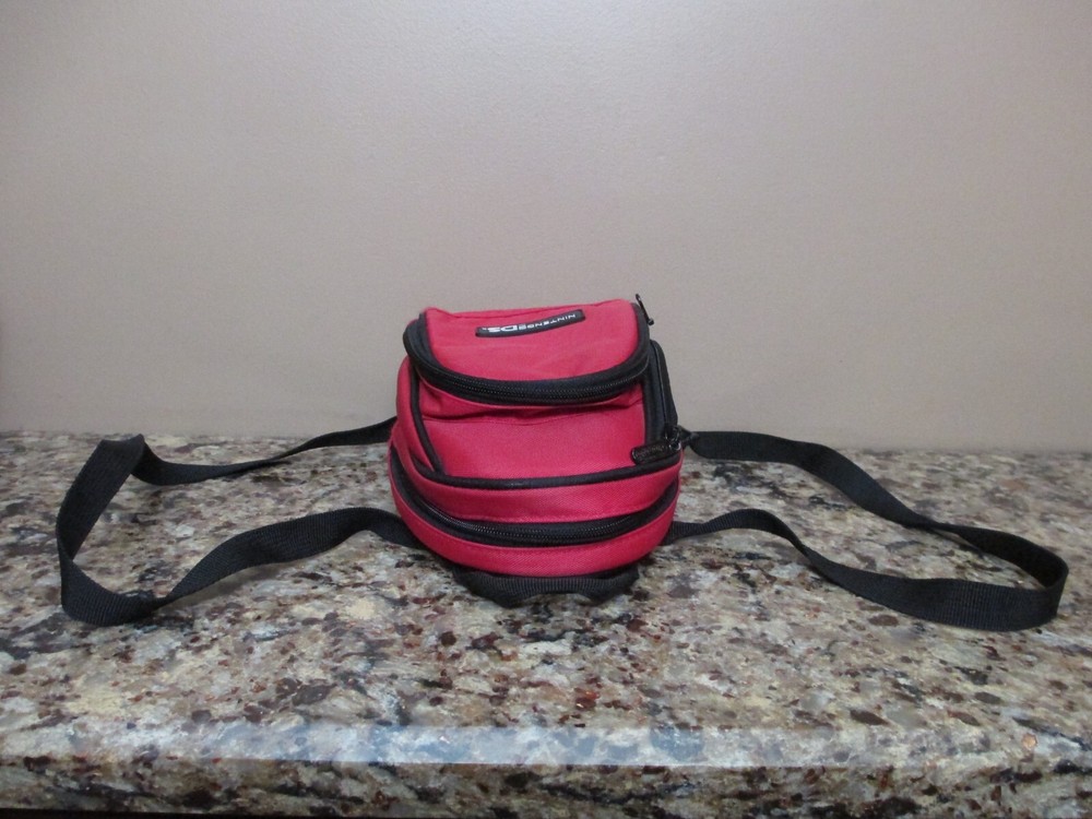 Red Nylon Nintendo DS Storage / Tote Mini Backpack